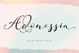 Adonessia: A Sweet, Cool Script Font That Cuts Through the Feed
