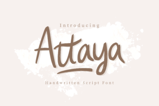 Attaya: A Playful Script Font That Brings Warmth to Real Branding Projects