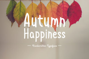 Autumn Happiness: A Warm, Readable Script Font for Seasonal Campaigns