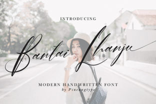 Bantai Lhanju: A Modern Script Font That Feels Like It Belongs