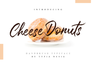 Cheese Donuts: A Sweet, Modern Script Font for Small Business Branding