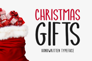 Christmas Gifts: A Handwritten Typeface for Festive Branding