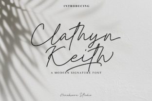 Clathyn Keith Signature: A Sweet, Cool Script Font for Thoughtful Branding
