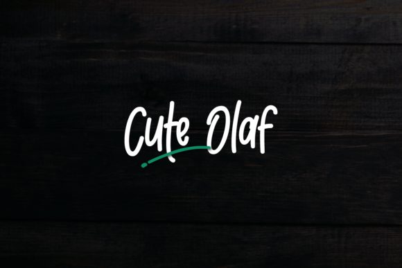 Cute Olaf: A Whimsical Script Font for Scroll-Stopping Campaigns