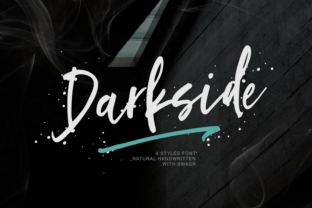 Darkside Font: A Bold Script for Handmade Labels & Printables