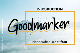 Goodmarker: A Playful Marker Font for Authentic Branding