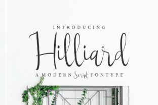 Hilliard: A Sweet Handwritten Typeface for Digital Charm