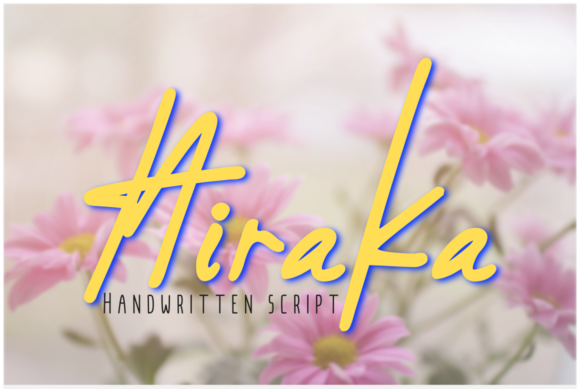 Hiraka: A Bold, Authentic Script Font for Handmade Brands