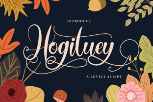 Hogituey: An Elegant Script Typeface for Editorial Design
