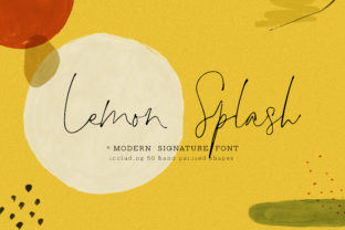 Lemon Splash Font: A Bright, Confident Script for Small Business Branding