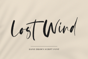 Lost Wind: A Hand-Drawn Brush Font That Feels Like Real Craft