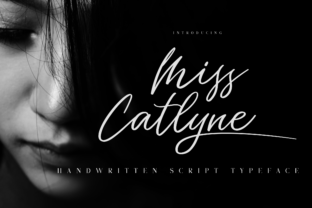 Miss Catlyne Handwritten Font for Crafters & Sellers