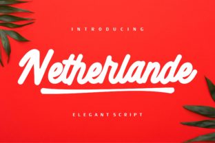 Netherlande: A Playful Script Font for Digital Branding