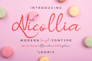 Nicollia: A Handwritten Font That Feels Like a First Draft with Purpose