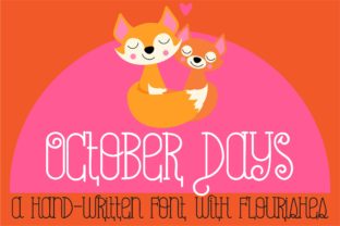 October Days: A Premium Script Font for Fall Campaigns