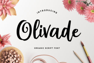 Olivade: A Fresh Organic Script Font for Digital Branding
