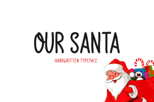 Our Santa: A Cheerful Christmas Typeface for Digital Brands