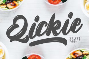 Qickie: A Sweet, Bold Script Font That Elevates Your Brand