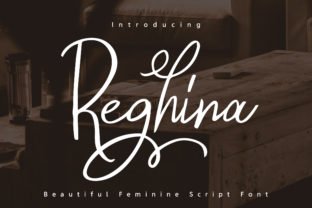 Reghina: A Modern Script Font That Elevates Real Small Business Branding