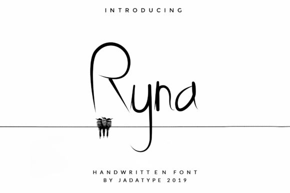 Ryna Script Font: Elegant & Sweet for Handmade Labels & Invitations