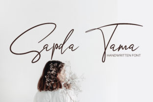 Sapda Tama: A Romantic Script Font for Digital Branding