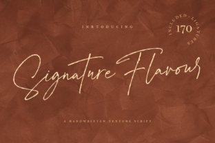 Signature Flavour: A Sweet & Cool Handwritten Font for Real Business Branding