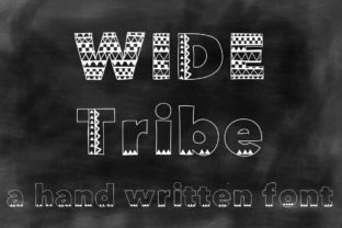 Wide Tribe: A Chunky Tribal Font for Bold Brand Moments
