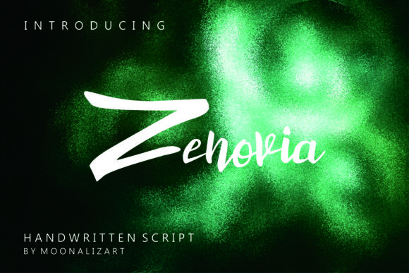 Zenovia: A Confident Script Font for Editorial Moments